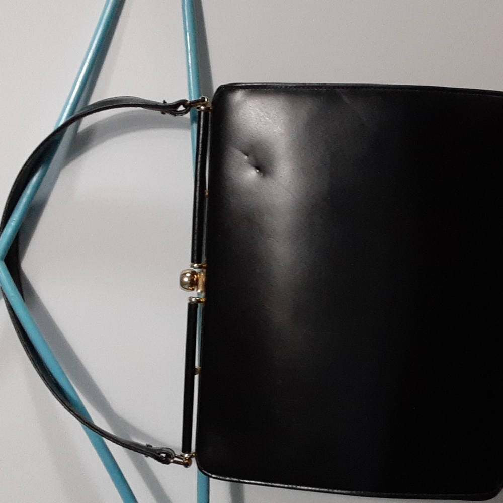 Mid century Lennox Bag black handbag  purse